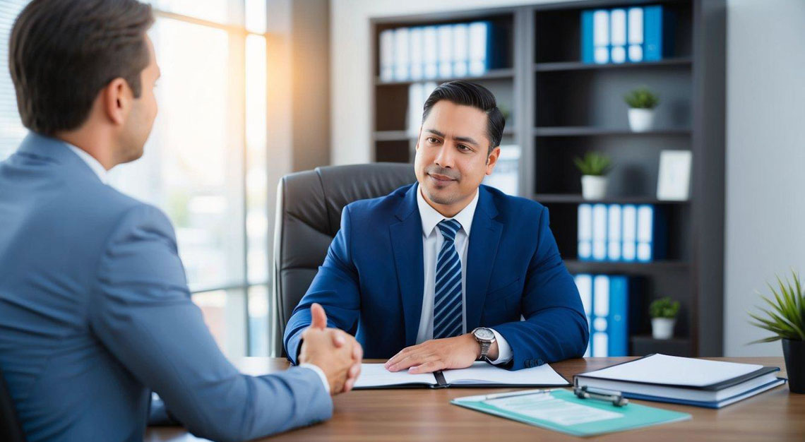 A person meeting with a DUI lawyer in an office to discuss license reinstatement in Arizona